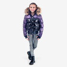 Appaman Best Quality Kids Clothing Kyla Puffer Coat | Plum/Black