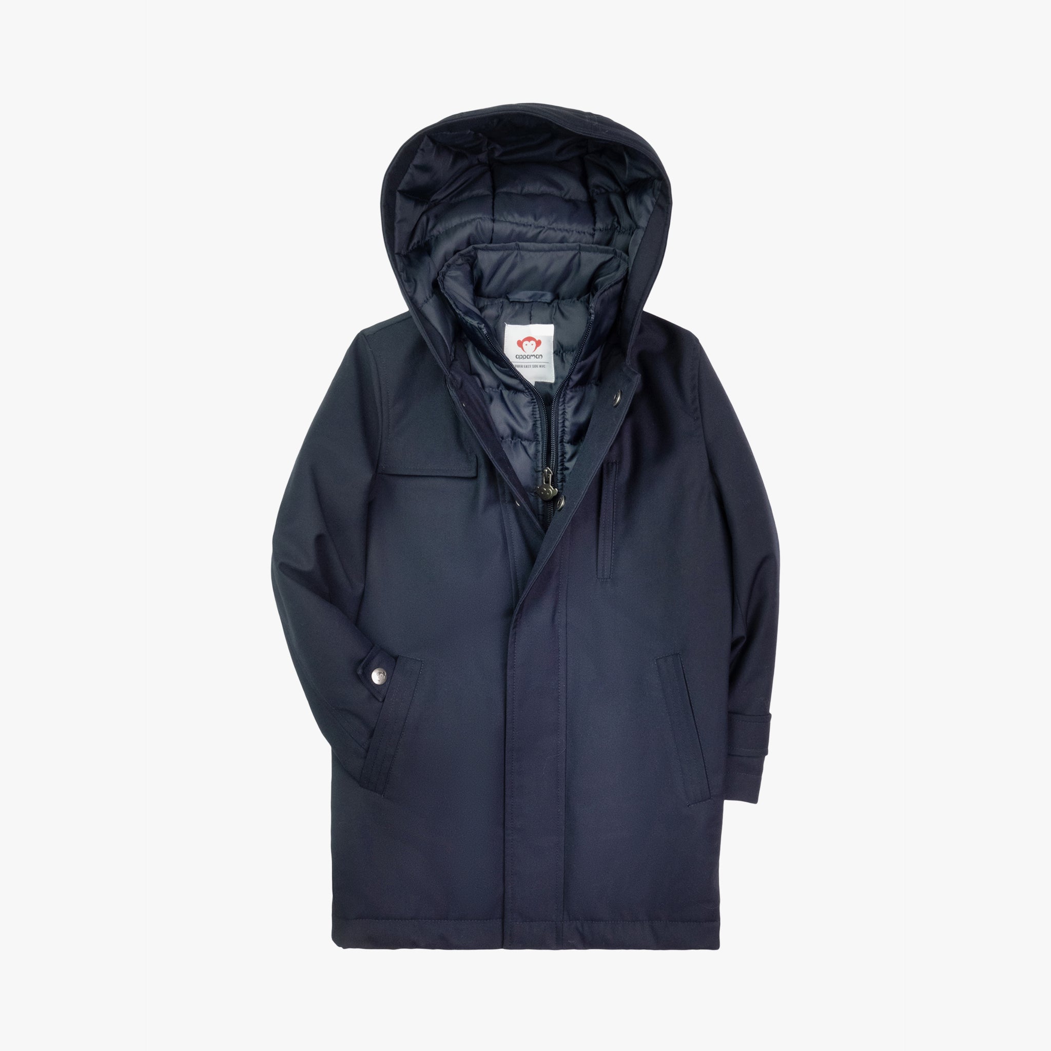 Appaman Best Quality Kids Clothing New Gotham Coat | Navy Blue