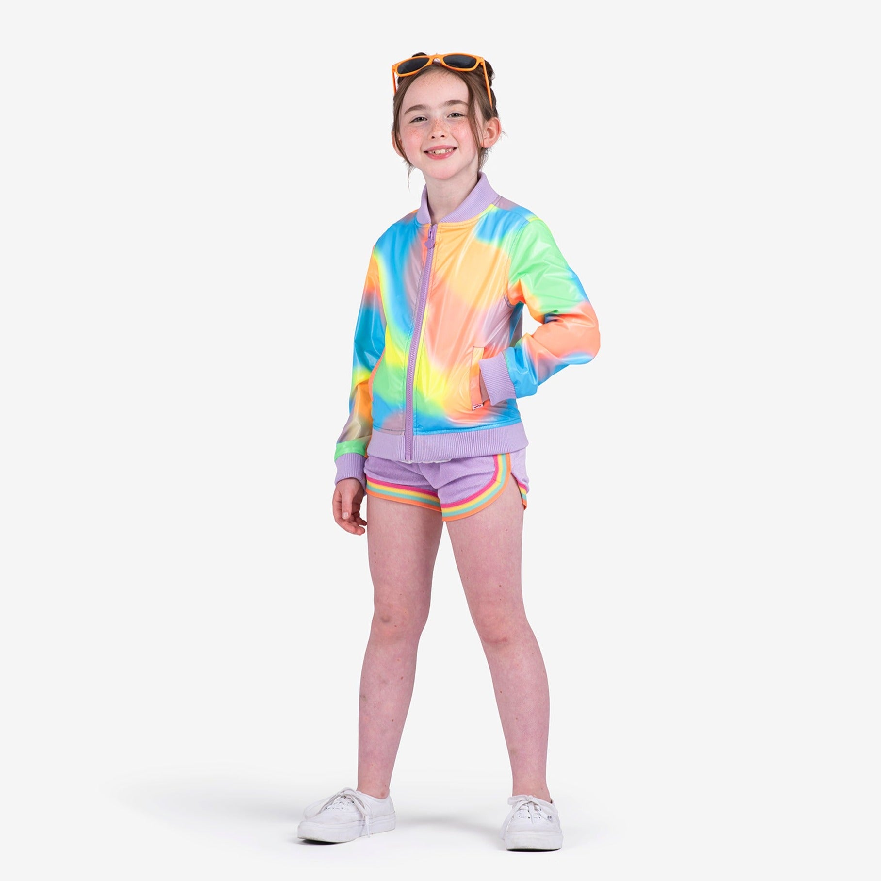 Appaman Best Quality Kids Clothing Nikki Bomber | Multi Shine