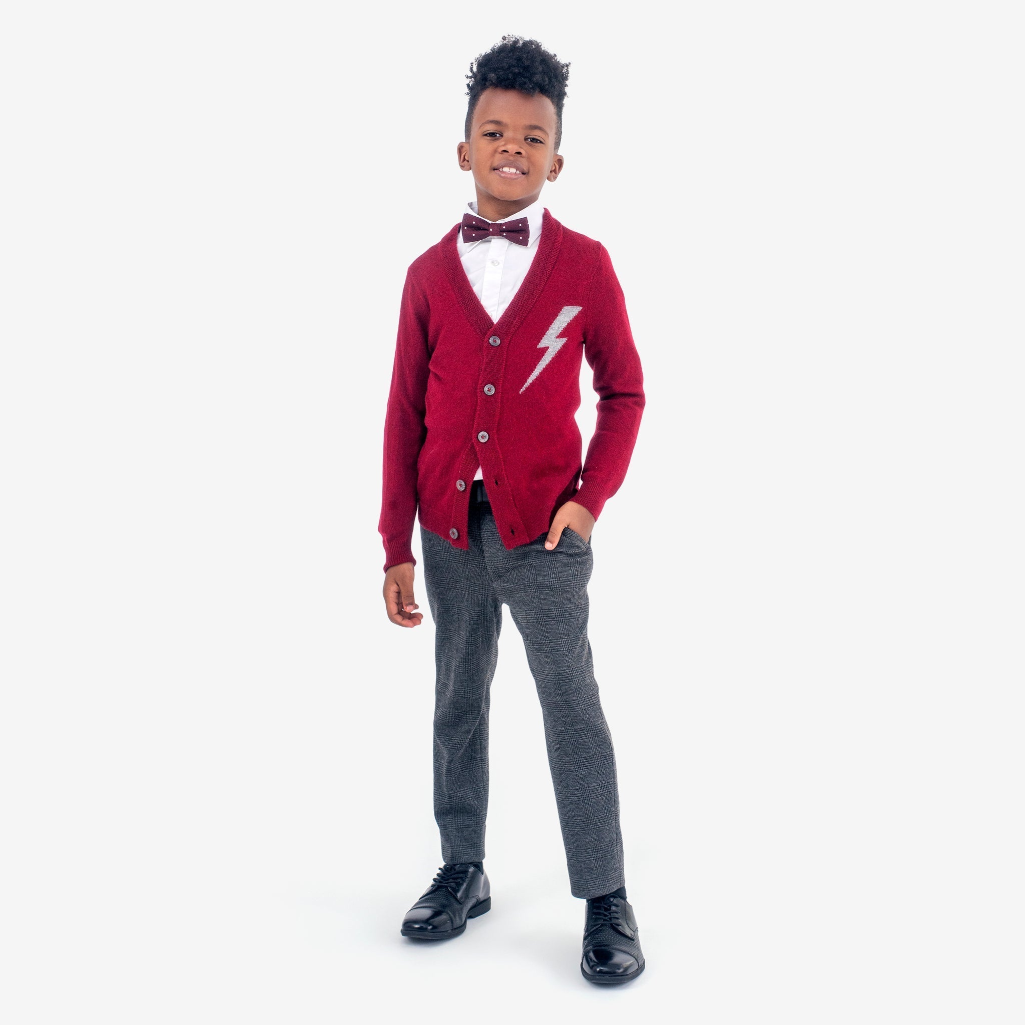 Appaman Best Quality Kids Clothing Obi Cardigan | Maroon