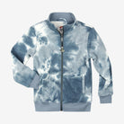 Appaman Best Quality Kids Clothing Outerwear Paulie Track Jacket | Storm Tie Dye