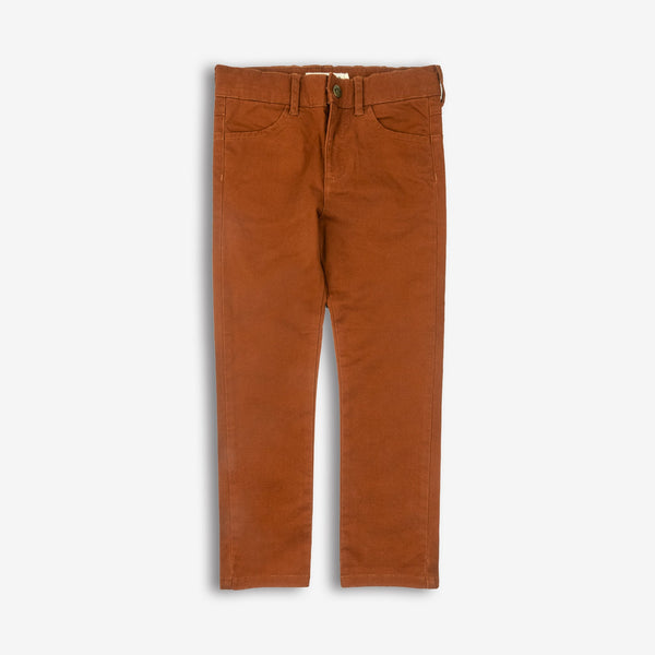 Appaman Best Quality Kids Clothing Skinny Twill Pants | Terracotta