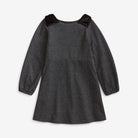 Appaman Best Quality Kids Clothing Web Exclusive Girls Holiday Long Sleeve Bow Dress | Noir Micro Plaid