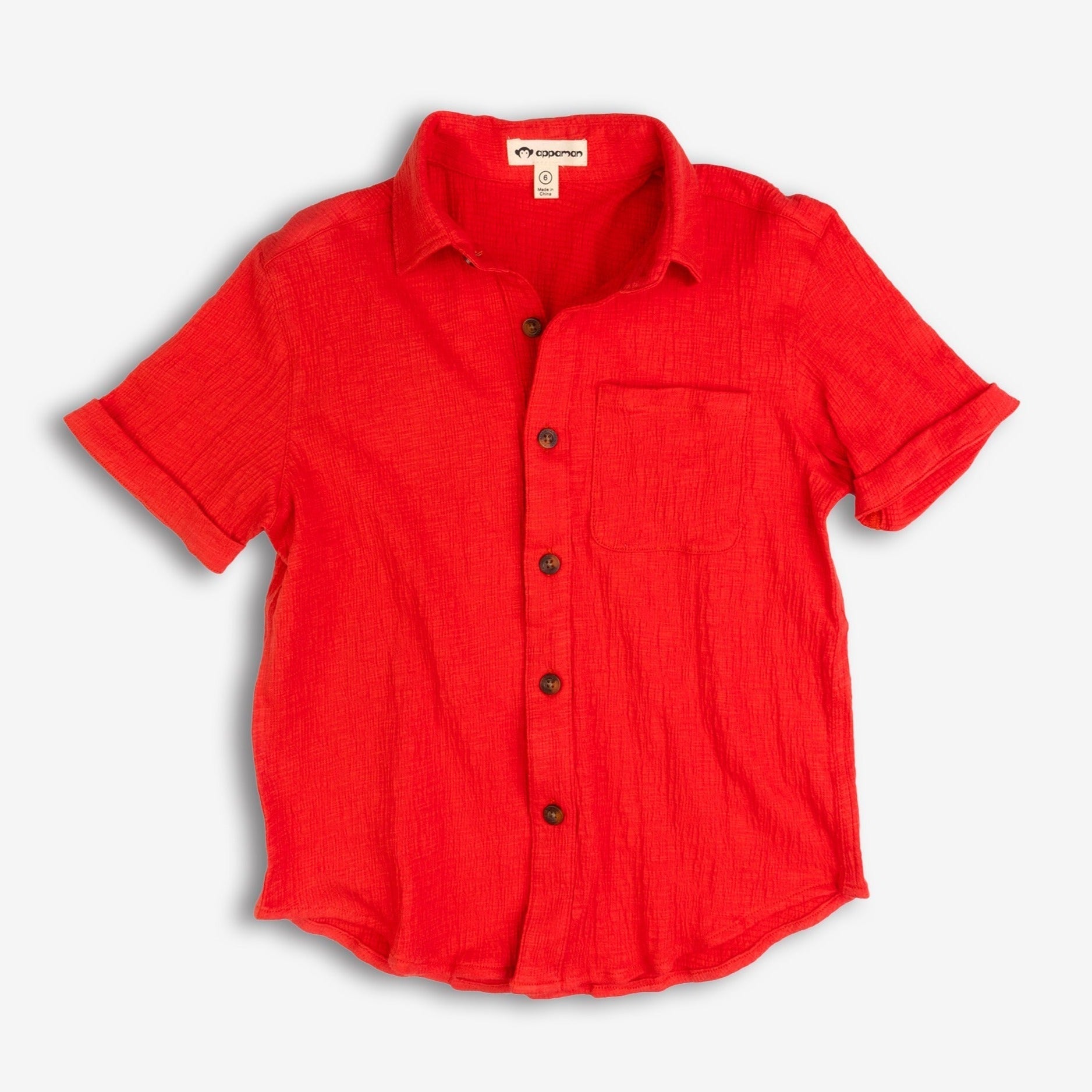 Appaman Best Quality Kids Clothing Fine Tailoring Shirts Beach Shirt | Coral