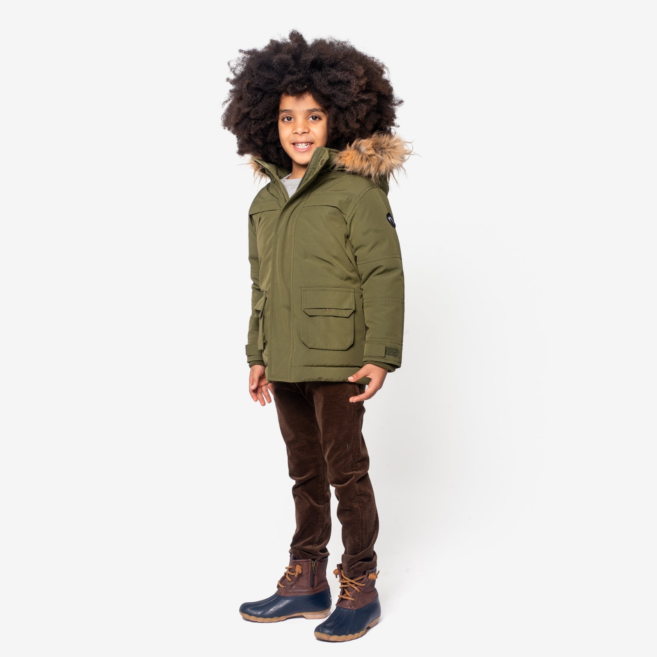 Appaman Best Quality Kids Clothing Boys Outerwear Denali Down Coat | Moss