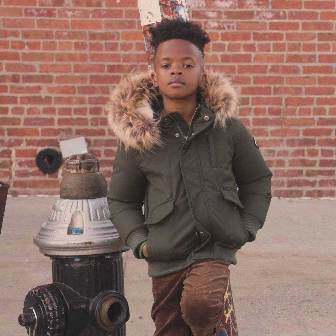 City Transit Coat Military Olive