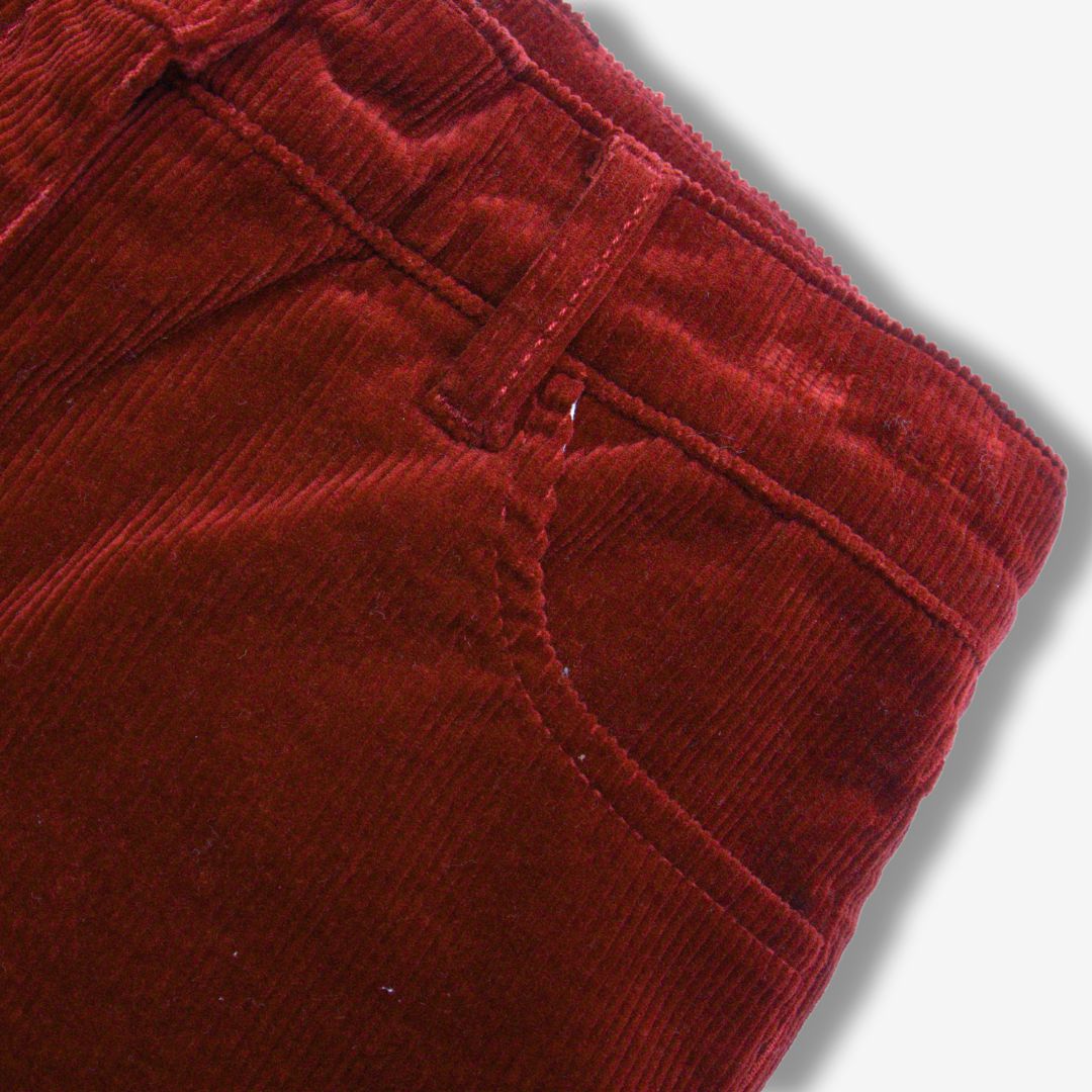 Appaman Best Quality Kids Clothing Boys Bottoms Skinny Cords | Brick Red