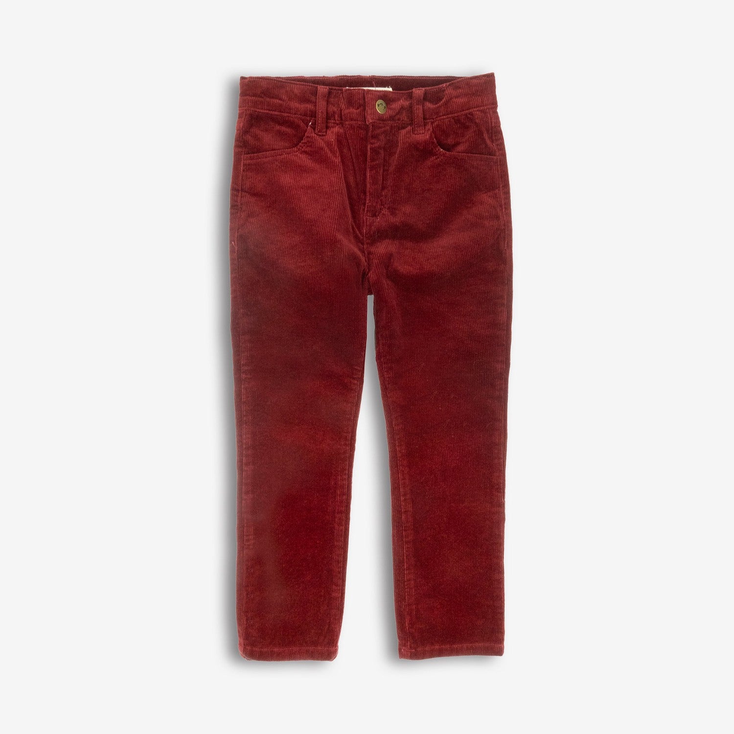 Appaman Best Quality Kids Clothing Boys Bottoms Skinny Cords | Brick Red