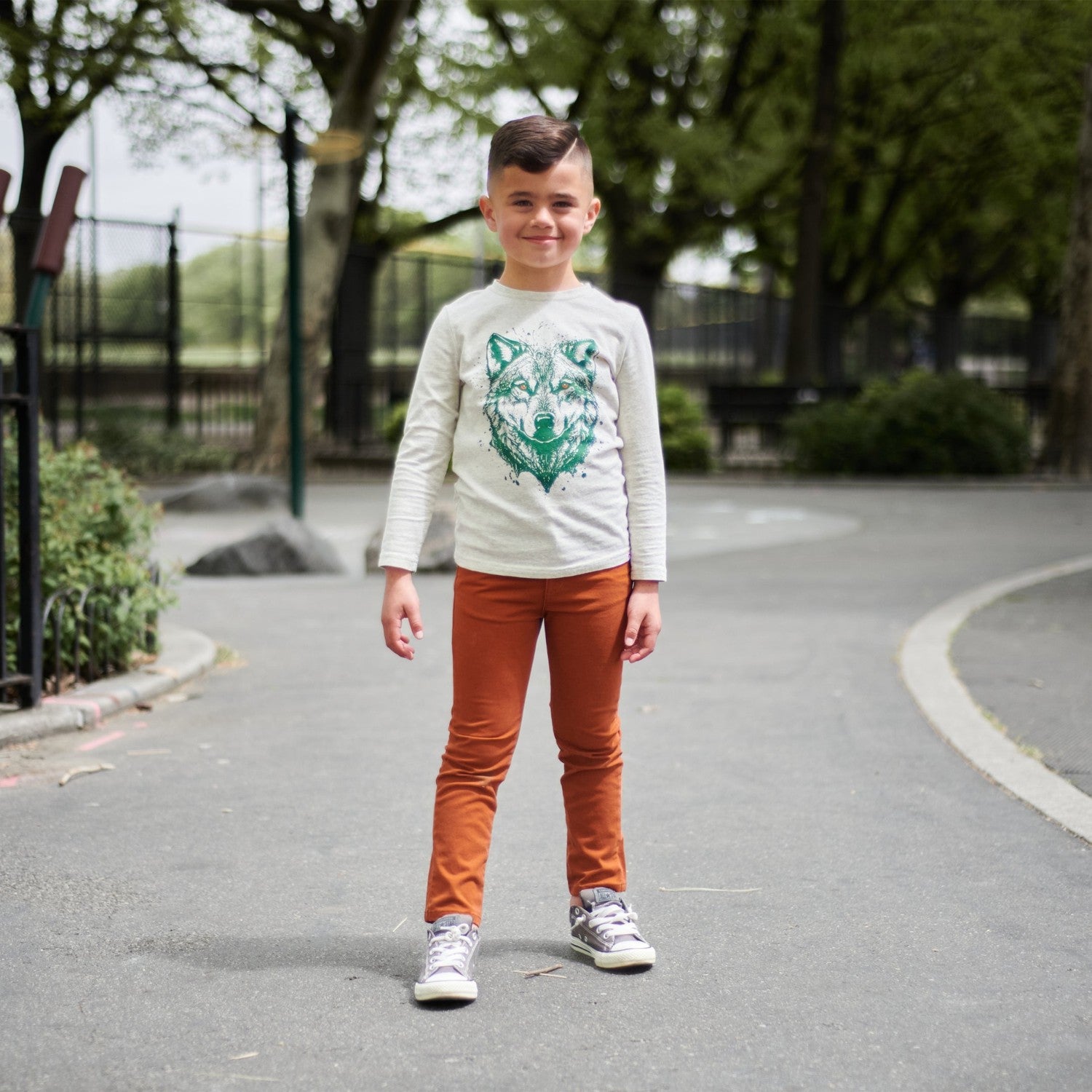 Appaman Best Quality Kids Clothing Boys Bottoms Slim Chino Pants | Terracotta