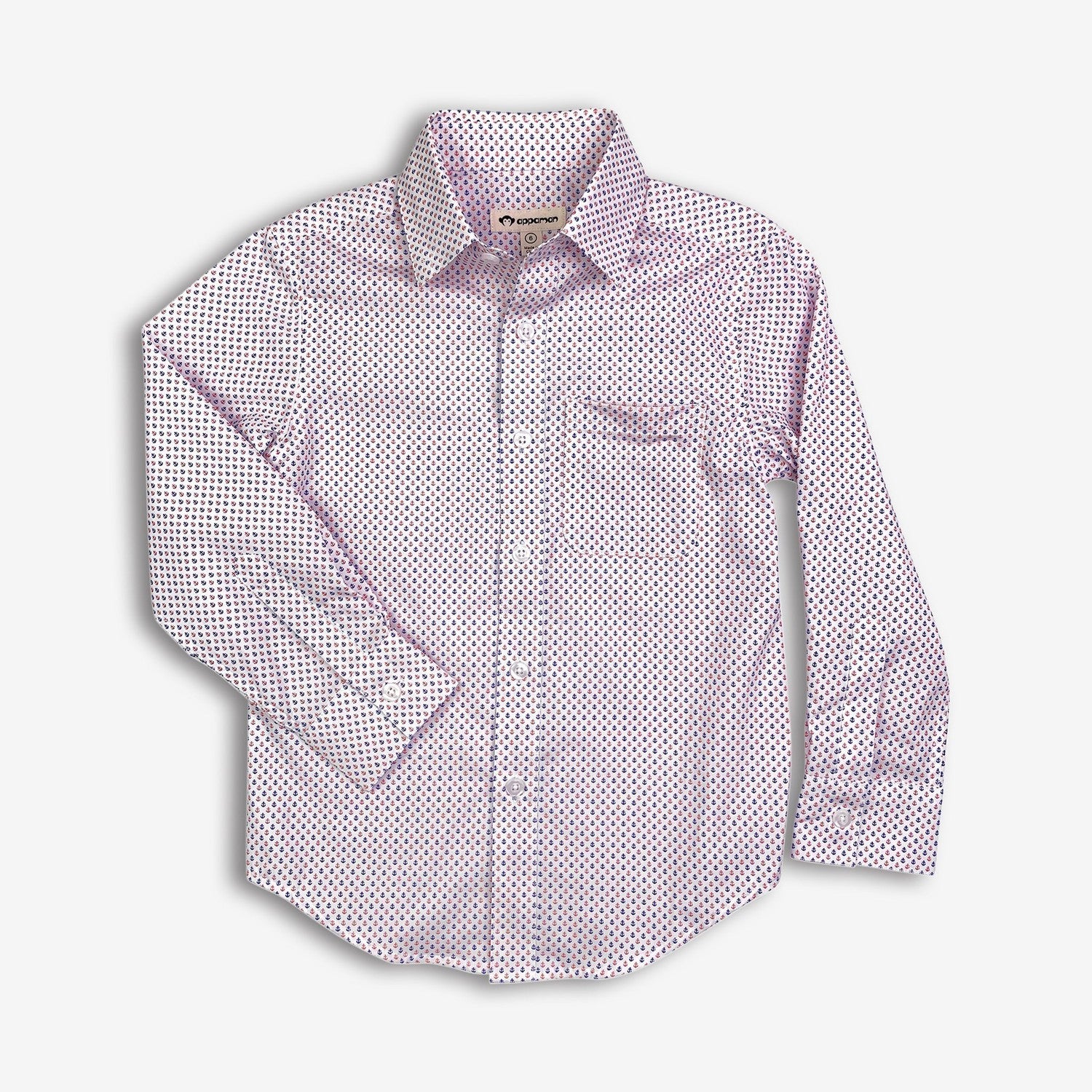 Appaman Best Quality Kids Clothing Fine Tailoring Shirts Standard Shirt | Anchors