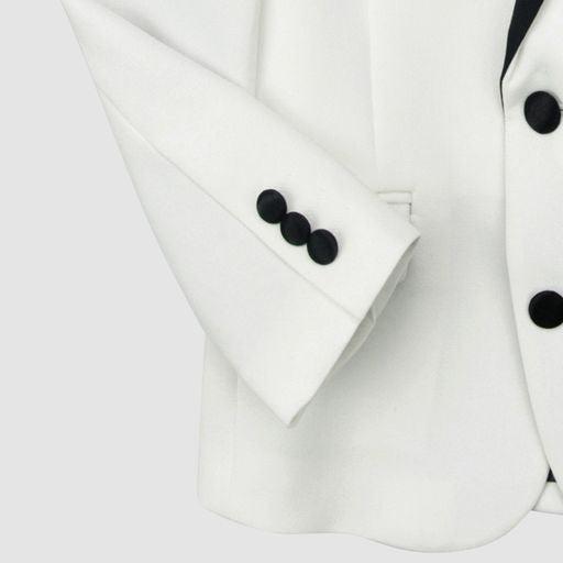 Appaman Best Quality Kids Clothing Fine Tailoring Jacket Tuxedo Suit Jacket | White