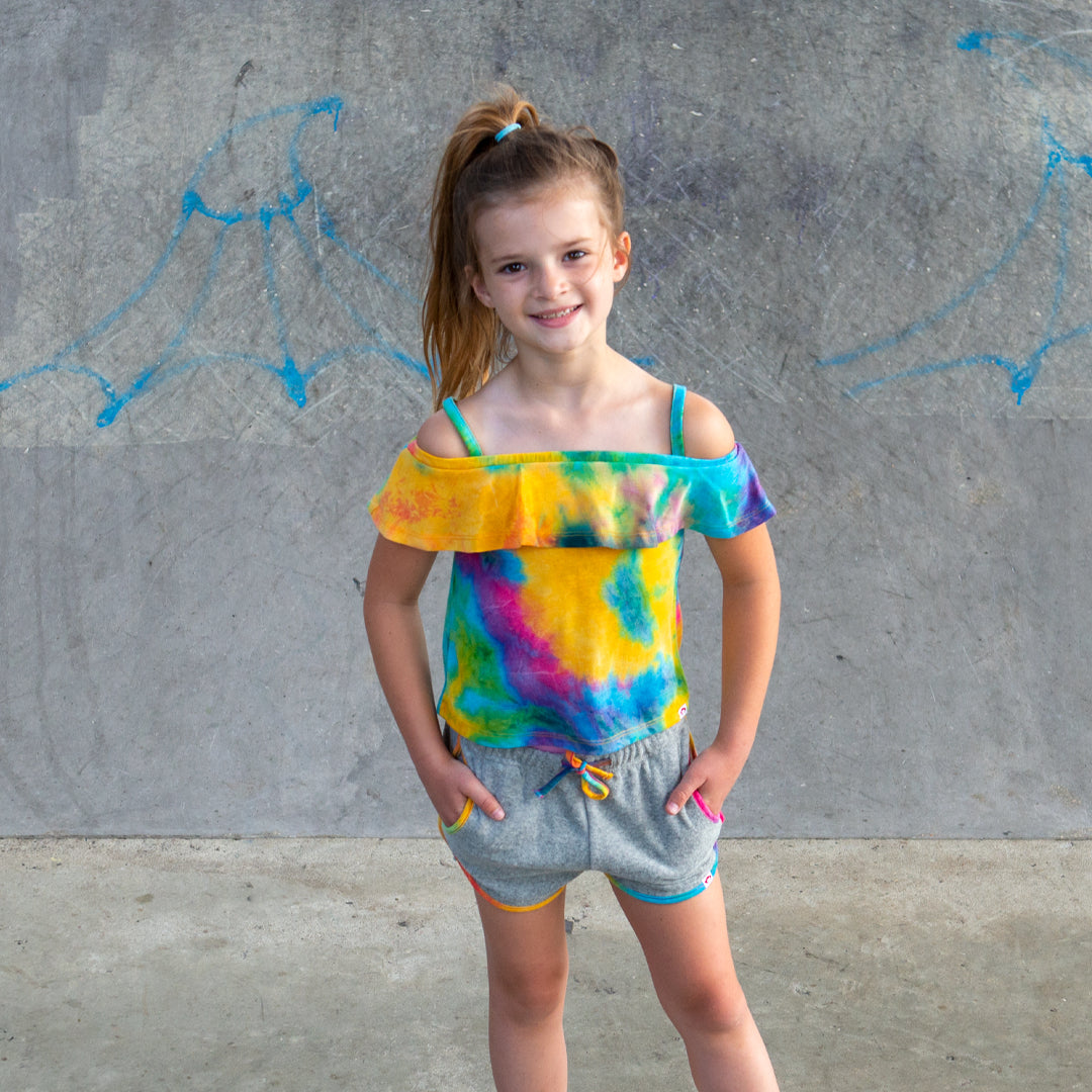 Appaman Best Quality Kids Clothing Tops Avila Tank | Happy Tie Dye